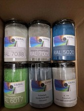 6 Farben Pulverlack,Pulverbeschichtung 6 Farbe  Pilker Jighak  je250 gr-1,5 KG
