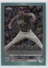 2022 Topps Chrome Update Aqua Refractor 1/250 Erick Fedde #USC64 4pn