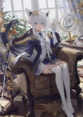Clear Poster A3 Clear Poster Shirakami Fubuki ''CD Virtual YouTuber Hololive