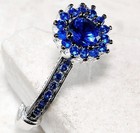 Heat Treated 2CT Kyanite 925 Solid Sterling Silver Ring Sz 6 MP3 — photo 2