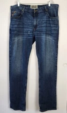 Ariat Men's Distressed M4 Low Rise Boot Cut Jeans Freeman Wash, 42/38, *Flaws*