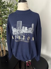 boston massachusetts sweatshirt size xl men vintage 1990  s