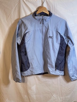 Helly Hanson womens windbreaker active shell lightweight light blue size Small