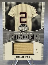 🏆⚾️NELLIE FOX 2024 Leaf Lumber Game Used Lumber RARE Silver Bat Relic SP /2⚾️🏆