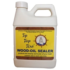 Tip Top Teak Wood Oil Sealer - Quart TS 1001 UPC 016196010013