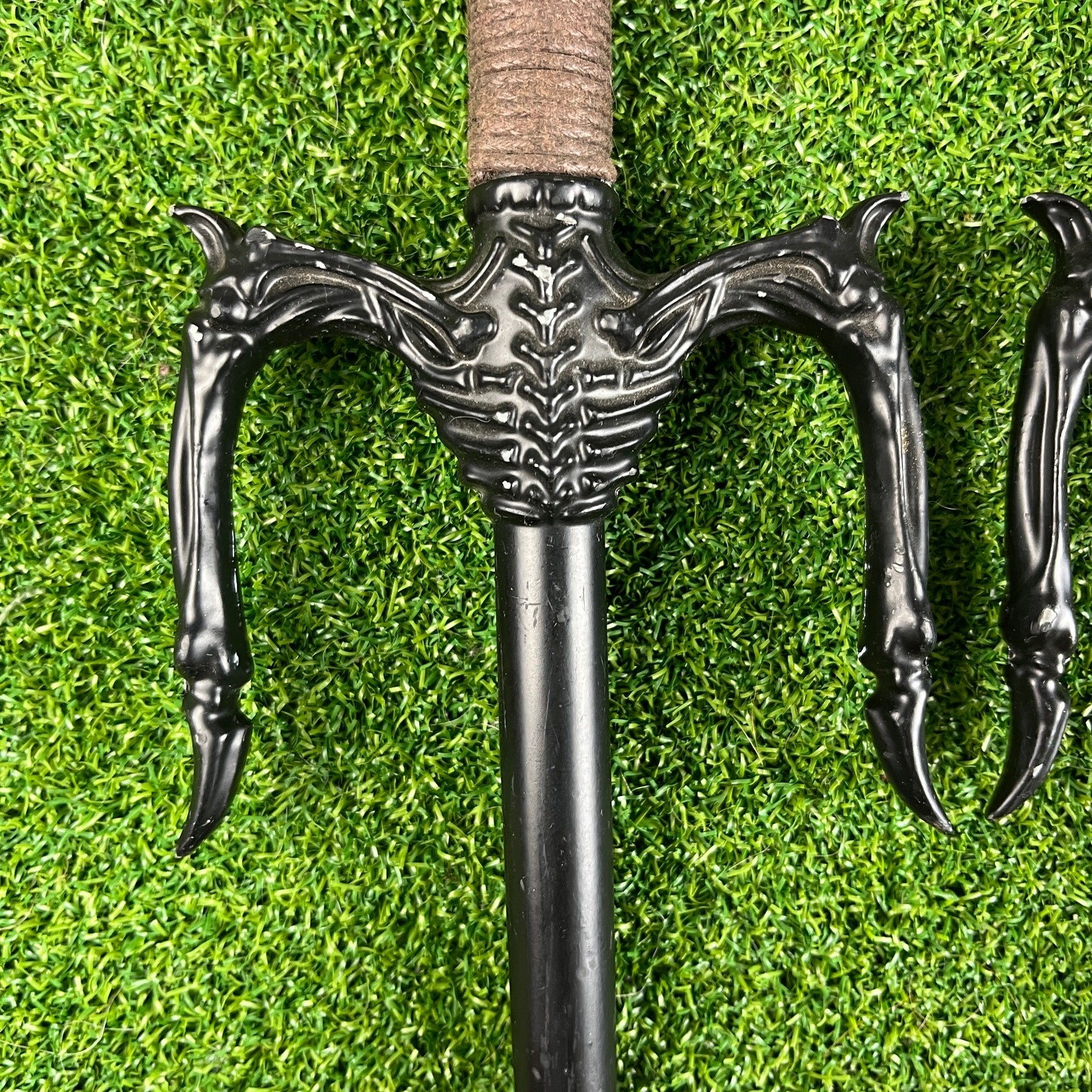 Dark Skull Sai Set Martial Arts Training Weapons 19"