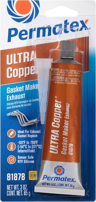 Permatex 81878 Ultra Copper Maximum Temperature RTV Silicone 3 Ounce Tube 