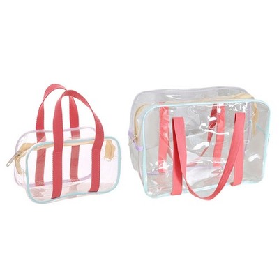 Tragbare transparente Tragetasche Kuriertasche Schultertasche für Konzerte Arbeit