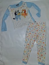 Bluey Disney 4T Kids Unisex Blue Pajamas