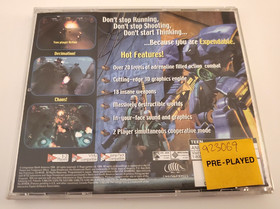 Expendable Sega Dreamcast 1999 Video Game Rage Software plc Infogrames