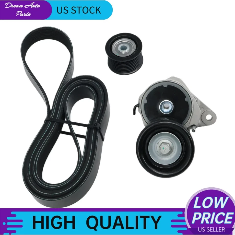 High-Quality Tensioner + Serpentine Belt For 2010-23 Lexus GX460 / 2008-21 LX570 - Image 4 of 4