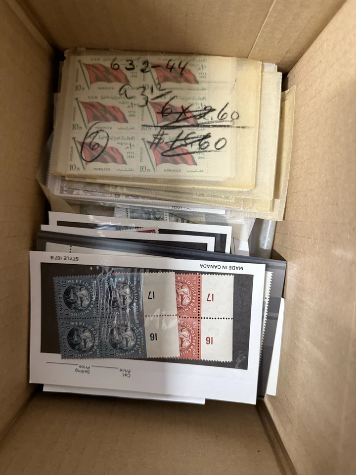 Оптовый дилер запас коробка лот 100-130 фунтов эфемерная бумага филателистический чехол оптом - Изображение 3 из 4