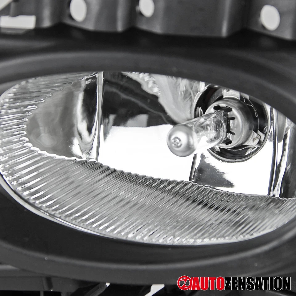 Fit 2007-2009 Mazda 3/4Dr Sedan Clear Lens Fog Lights Lamps Pair+Bulbs+Switch Foto 2 de 4