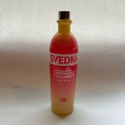 SVEDKA VODKA STRAWBERRY LEMONADE EMPTY 750ML BOTTLE with CAP - Craft Projects