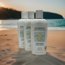 Exederm Hydrating Baby Lotion Ultra Sensitive Skincare Fragrance Free 6oz 3 Pack