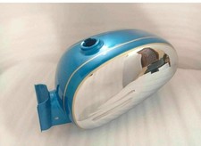 ZUNDAPP SPORT COMBINETTE 515 KS 50 SPORT 517 C50 BLUE HROME TANK / KOMPATIBEL...