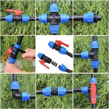 20/25/32/40/50mm PE Pipe Faucet Diverter 3-Way Ball Valve Plastic Valve Ball