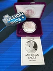 🦅 1993 P American Silver Eagle Proof 1oz Silver in OGP and COA 🦅