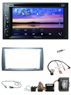 Pioneer Bluetooth 2DIN USB DVD DAB Lenkrad Autoradio für Peugeot 308 silber 07-0 - Bild 1 von 4