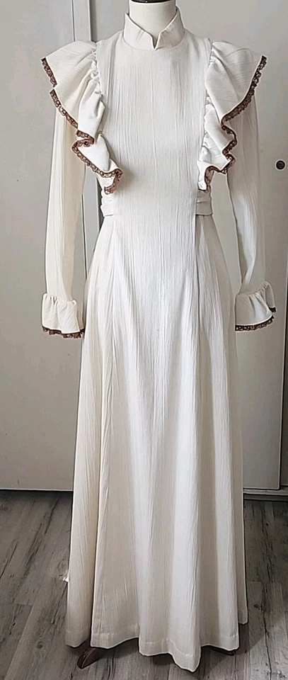 Vestido Vintage Cottagecore Pradera Estilo Eduardiano Boho Foto 2 de 4