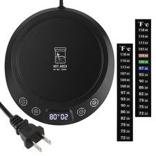 Sourdough Starter Warmer Kit - Precise 1 F Temperature 6'' x 6.5'', Black