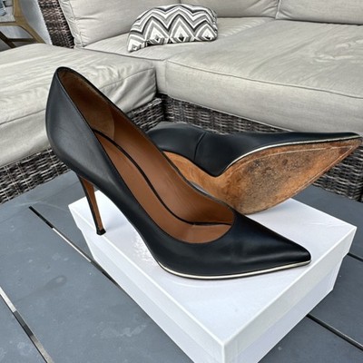 Givenchy Black Leather Stiletto Women's Size 10.5US/40.5 EU Excellent condition 