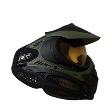 Dye Paintball I3 Pro Goggles - Olive with Yellow Lens Good Condition W Bag Rare