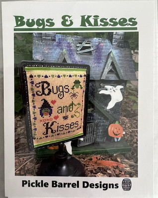 Pickle Barrel Designs Counted Cross Stitch Chart Bugs & Kisses 4x5 2019 NIP