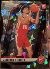 2024-25 Panini Prizm Zaccharie Risacher #265 Ice Prizm (RC) Hawks