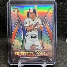 Jackson Holliday 2025 Topps Pristine - Plated & Polished SP - Orioles Refractor