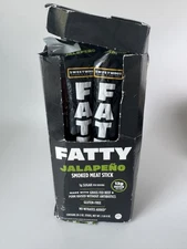 FATTY Pork & Beef Meat Sticks Jalapeno 2 oz. 13g Protein Pack of 20