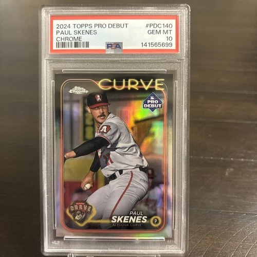 2024 Topps Pro Debut - Chrome Paul Skenes #PDC-140 (RC) PSA 10 Gem Mint