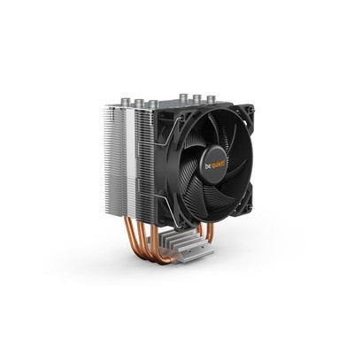 be quiet! PURE ROCK SLIM 2 Prozessor Kühler 9,2 cm Silber 1 Stück(e)