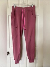 Figs Women  s Zamora Jogger Scrub Pants Size Small Mauve Pink