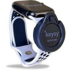 Keysy Fob Holder for Watch Band🔥Fits HID Proximity Apple Airtag Keysy Round Fob