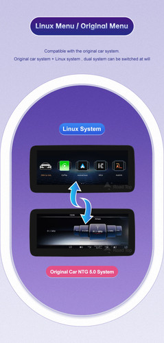 Wireless Carplay Linux Screen for Mercedes Benz GPS Android Auto Car Multimedia - Picture 16 of 24