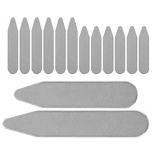 20 PCS Shirt Collar Inserts Dress Stays Bones Support for Mens Shirts