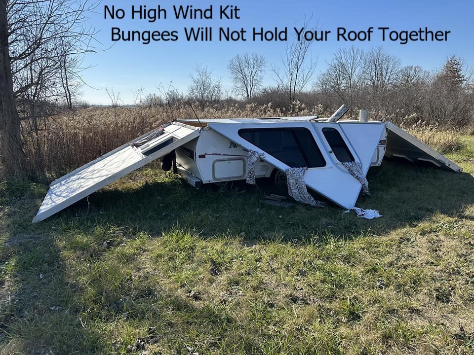 High Wind Protection / Lift Assit  Kit for Aliner, Chalet all A-Frame Campers