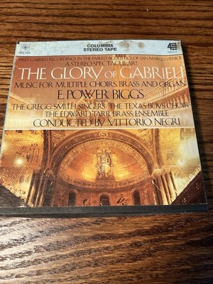 E. Power Biggs  The Glory Of Gabrieli Reel To Reel Tape 7 1/2 Unknown Condition