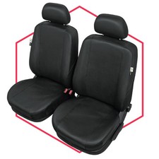 Autositzbezüge Schonbezüge Sitzbezug Auto Front 1+1 Schwarz für Kia Optima