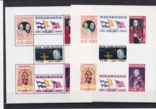 Nicaragua 1959 Religious Pope John XXIII Cardinal mint S/S perf + imperf XA27