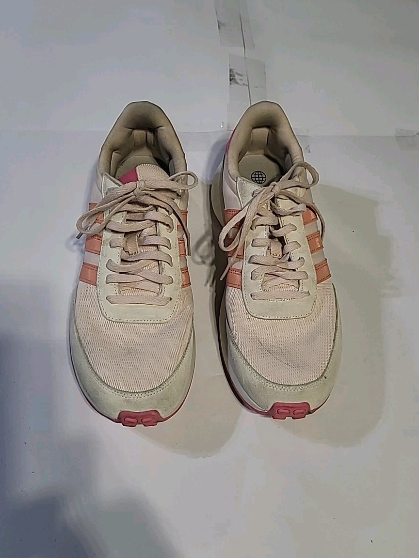 SAOLA Scarpe da tennis donna Adidas rosa e bianche 10 suole ammortizzate comode.