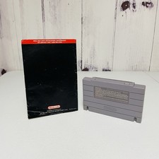 Super Mario World Super Nintendo SNES Original Authentic With Manual Works!