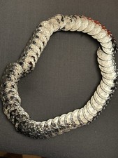 Vintage Unbranded Concho Belt Silver Tone, Elastic