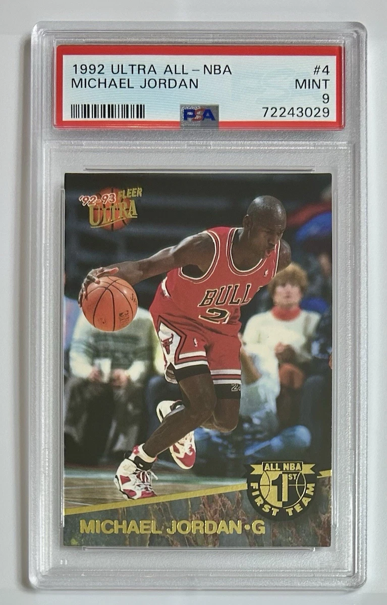 Fleer Michael Jordan 9 Graded Basketball Sports Trading Cards
