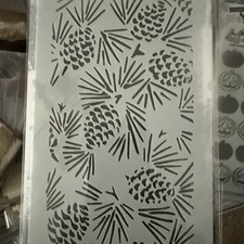 Tim Holtz THS Pinecones Layering Stencil