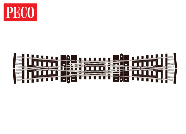 Peco Streamline SL-390F Crossing, Double Slip N Gauge