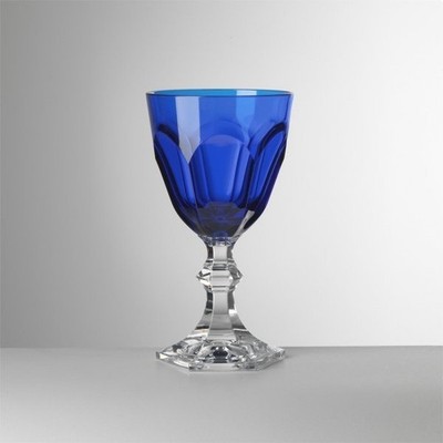 Mario Luca Giusti Blue Dolce Vita Water Blue Goblet (Set of 6) in Acrylic