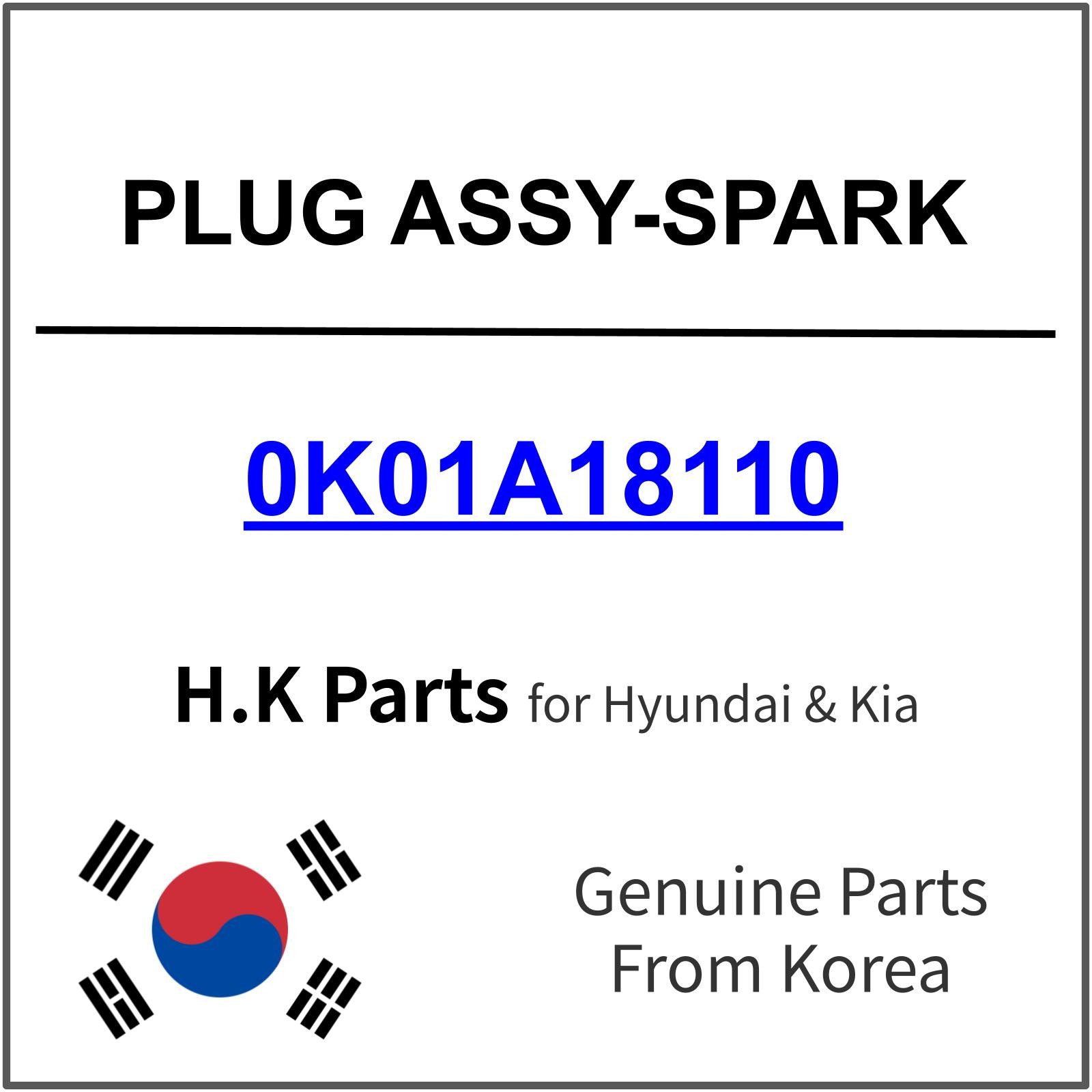 Genuine Hyundai Spark Plug 0K01A-18110 for Credos