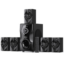 Bobtot Home Theater Speaker System 5.1 Channel Surround Sound for Home TV Audio